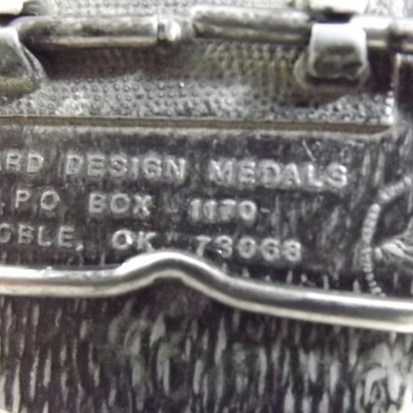 National Finals Rodeo NFR 1989 Hesston Belt Buckle - Picture 4 of 6